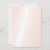 水彩ピンクスプラッシュ 招待状 (裏面)