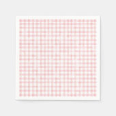 水彩ピンクパターンナプキン スタンダードカクテルナプキン (正面)