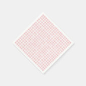 水彩ピンクパターンナプキン スタンダードカクテルナプキン (角)
