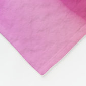 水彩ピンクパープル ポジティブ スペース ブランケット (角)