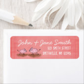 水彩ピンクピギー ラベル (インサイチュ)