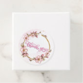 水彩ピンクフローラありがとう フェイバータグ (インサイチュ)