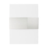 水彩ピンクフローラフレーム光沢のあるブロンズパーティー 招待状ベリーバンド (裏面例)