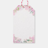 水彩ピンクフローラ第1聖域 ギフトタグ (裏面)