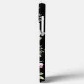 水彩ピンクフローラ縁ど Case-Mate iPhoneケース (裏面 / 左)