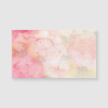 水彩ピンクフローラ背景