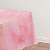 水彩ピンクフローラ背景 テーブルクロス (インサイチュ)