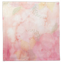 水彩ピンクフローラ背景