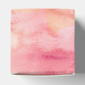 水彩ピンクフローラ背景 フェイバーボックス (上部)