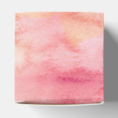 水彩ピンクフローラ背景 フェイバーボックス (上部)