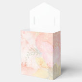 水彩ピンクフローラ背景 フェイバーボックス (オープン)