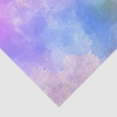 水彩ピンクブルーパープル15X20デコページ 薄葉紙 (詳細)