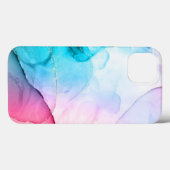 水彩ピンクブルーiPhone / iPadケース Case-Mate iPhoneケース (裏面 (横))