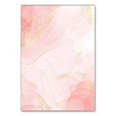 水彩ピンクマゼンタバラ表番号 テーブルナンバー (裏面)