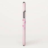 水彩ピンクローズとフランスのマカロン誕生日 Case-Mate iPhoneケース (裏面/右)