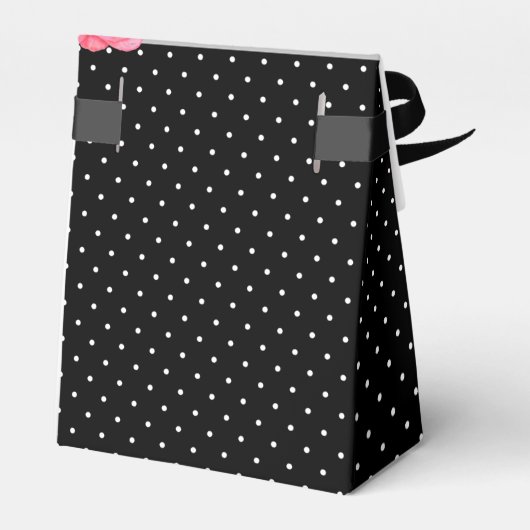 水彩ピンクローズシャビーシックデザイン フェイバーボックス (裏面サイド)