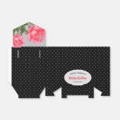 水彩ピンクローズシャビーシックデザイン フェイバーボックス (折り畳みなし)