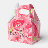 水彩ピンクローゼスフローラゲーブル フェイバーボックス (正面サイド)