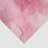 水彩ピンク抽象芸術デカップージティッシュペーパー 薄葉紙 (詳細)