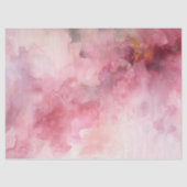 水彩ピンク抽象芸術デカップージティッシュペーパー 薄葉紙 (正面)