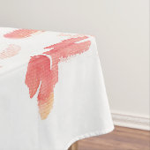 水彩ピンク牡丹メイスンジャー結婚ズ テーブルクロス (インサイチュ)