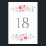 水彩ピンク牡丹&ユーカリ表番号 テーブルナンバー<br><div class="desc">水色ピンク牡丹とユーカリ表番号カード。ピフェミニンッエレガントク牡丹とユーカリの水色イラストを特徴とするテーブル番号。各カスタマイズ番号を別々に。これはスイート結婚の一部だ。一致するアイテムが使用可能。結婚式、赤ちゃんシャワー、ブライダルシャワー、その他のイベントに最適。</div>