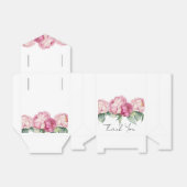 水彩ピンク花模様ピンク牡丹ピンクバラ フェイバーボックス (折り畳みなし)