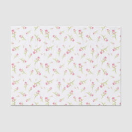 水彩ピンク赤いバラの手絵を描 薄葉紙