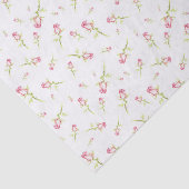 水彩ピンク赤いバラの手絵を描 薄葉紙 (詳細)