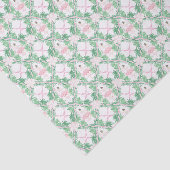 水彩ピンク&グリーンクリスマスバレリーナ 薄葉紙 (詳細)