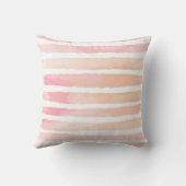 水彩ピンク 神と共にあらゆることが可能である クッション (裏面)