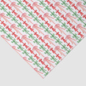 水彩ピンク、赤、緑コケット弓 薄葉紙 (詳細)