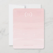 水彩ピングラデーションク個人用文房具 ノートカード (正面)