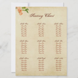 水彩ピーチカーネーションコーナーズ 招待状