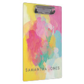 水彩ピ絵を描ンククイエローブルーパステル クリップボード (右)