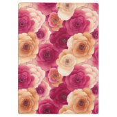 水彩ピ鮮やかク絵を描ク春の花 クリップボード (裏面)