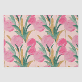 水彩ピ鮮やかク絵を描ク春の花 薄葉紙