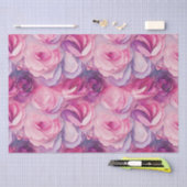 水彩ピ鮮やかク絵を描ク春の花 薄葉紙 (クラフト)