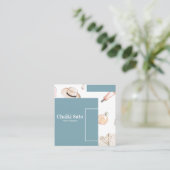 水彩ファッション設計者 スクエア名刺 (スタンド正面)