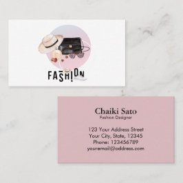 水彩ファッション設計者 名刺