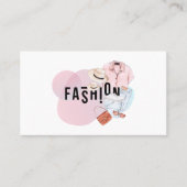 水彩ファッション設計者 名刺 (正面)