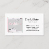 水彩ファッション設計者 名刺 (正面)