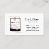 水彩ファッション設計者 名刺 (正面)