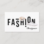 水彩ファッション設計者 名刺 (正面)