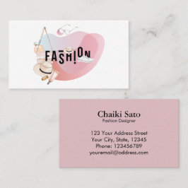 水彩ファッション設計者 名刺