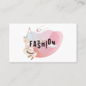 水彩ファッション設計者 名刺 (正面)