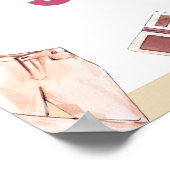 水彩ファッション販売 ポスター (角)