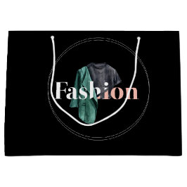 水彩ファッション ラージペーパーバッグ