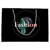 水彩ファッション ラージペーパーバッグ (裏面)