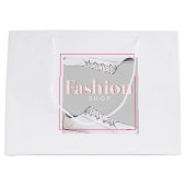 水彩ファッション ラージペーパーバッグ (正面)